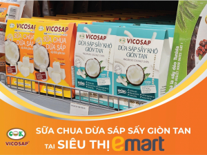 PHẢN HỒI CỰC TỐT VỀ SỮA CHUA DỪA SÁP SẤY GIÒN TAN TẠI EMART