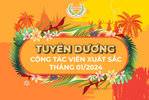 VICOSAP CHÚC MỪNG CỘNG TÁC VIÊN BÁN HÀNG XUẤT SẮC THÁNG 01/2024