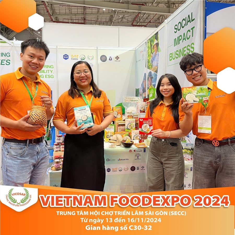 Vietnam Foodexpo 2024: Cơ Hội Kết Nối và Khám Phá Đặc Sản Dừa Sáp Trà Vinh